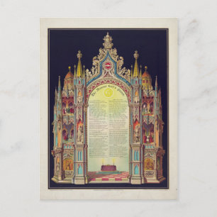 The Masons' Lord's Prayer by Huncke 1892 Postcard