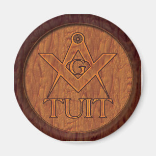 The Masons Round Tuit magnet