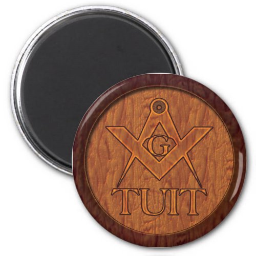 The Masons Round Tuit magnet