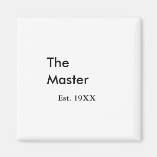 The Master boss name est year date man king title Magnet