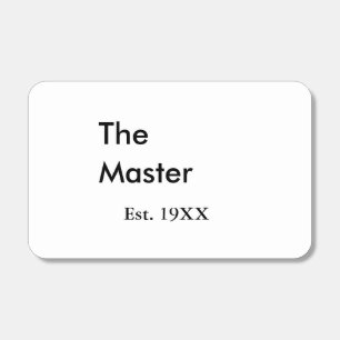 The Master boss name est year date man king title Matchboxes