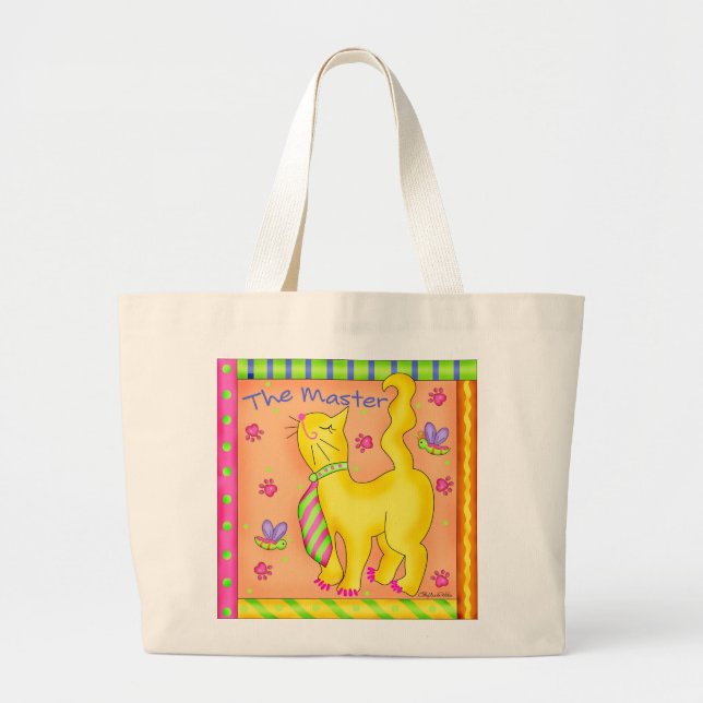 The Master Cat Tote Bag (Front)