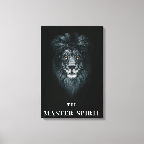 The Master Spirit lion Canvas painting