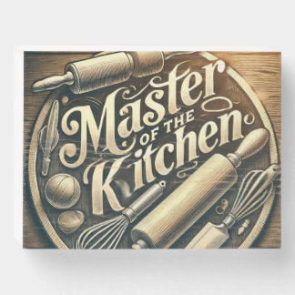 The Master  Wooden Box Sign