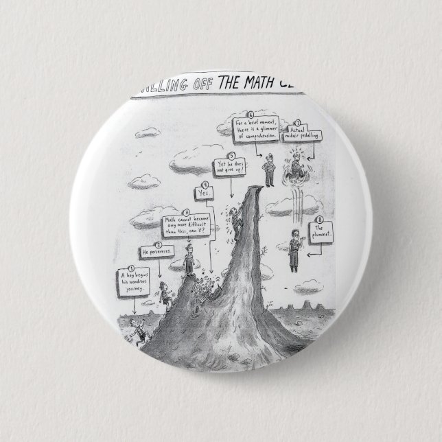 The Math Process Pinback Button (Front)