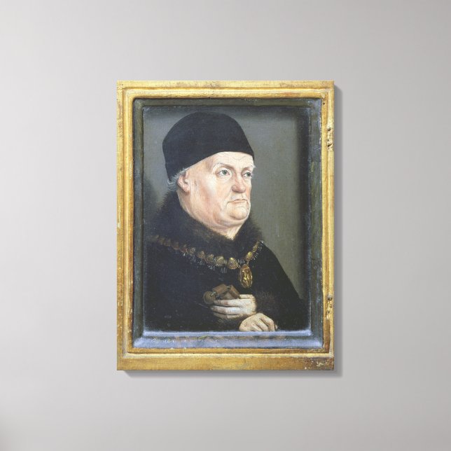 The Matheron Diptych: Portrait of Rene I Canvas Print (Front)