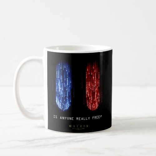 The Matrix Resurrections Red Versus Blue Pill Coffee Mug