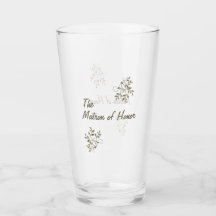 The Matron of Honor Glass 