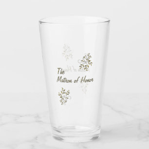 The Matron of Honor Glass 