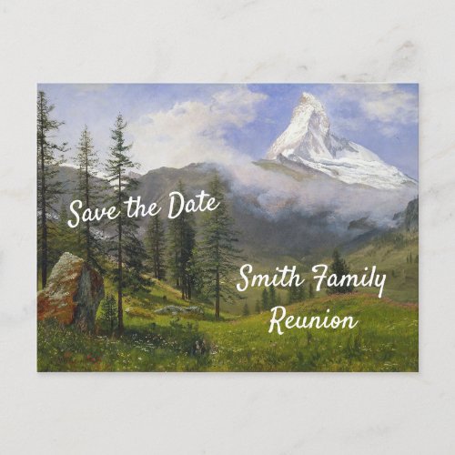 The Matterhorn Family Reunion Invitation Postcard