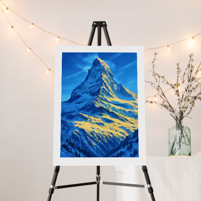 The Matterhorn Switzerland Foam Board (In Situ (Stand))