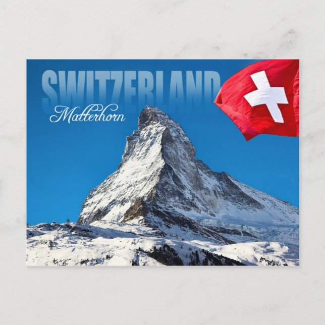 The Matterhorn, Switzerland Postcard (Front)