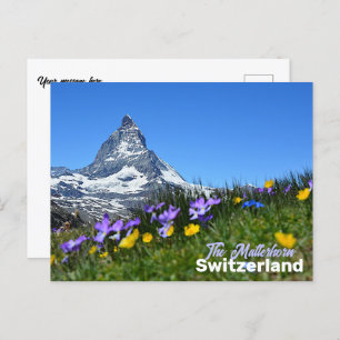 The Matterhorn Switzerland Travel Souvenir Postcard