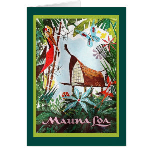 The Mauna Loa Lounge menu Cards