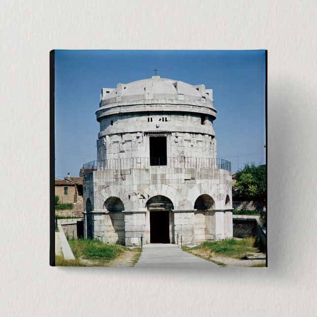 The Mausoleum of Theodoric Pinback Button (Front)