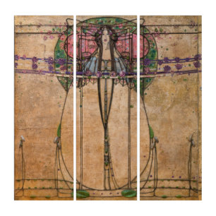 The May Queen by Margaret Macdonald Mackintosh Triptych