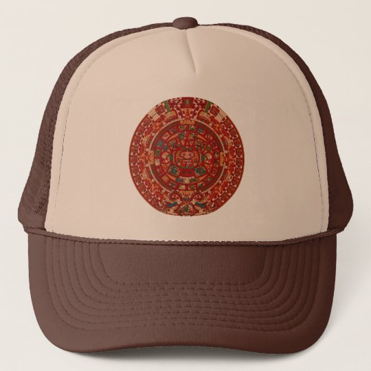 The Mayan (Aztec) Calendar Wheel Trucker Hat