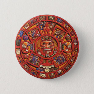 The Mayan Calendar Pinback Button