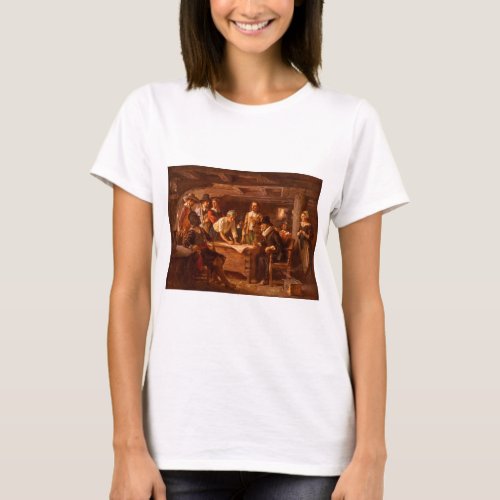 The Mayflower Compact by Jean Leon Gerome Ferris T_Shirt