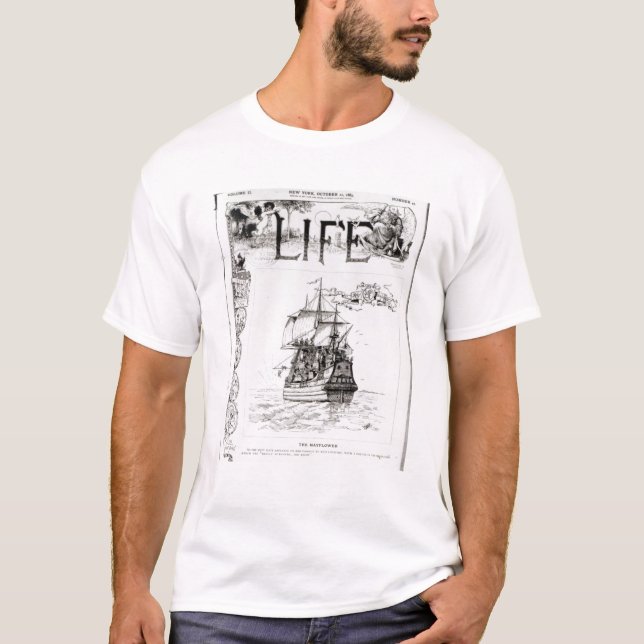 The Mayflower, front cover from 'Life' T-Shirt (Front)
