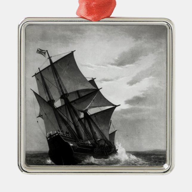 The Mayflower Metal Ornament (Front)