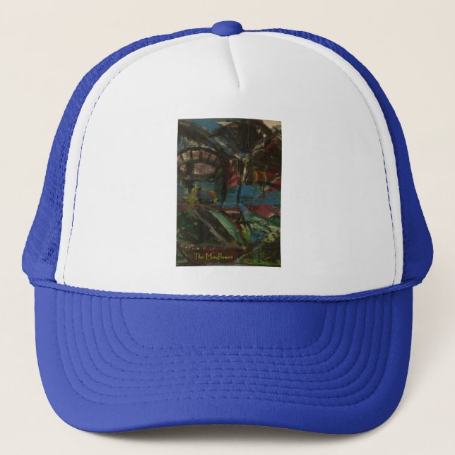 the mayflower trucker hat (Front)