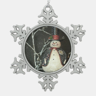 The Mayor Snowflake Pewter Christmas Ornament