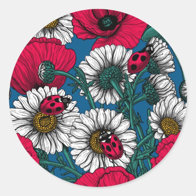 The meadow classic round sticker (Front)