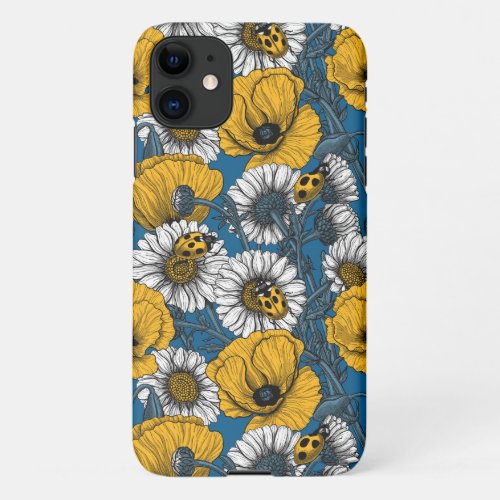The meadow in yellow and blue iPhone 11 case