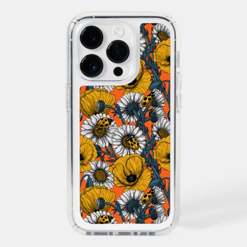 The meadow in yellow and blue speck iPhone 14 pro case