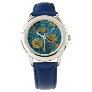 The meadow in yellow and blue watch