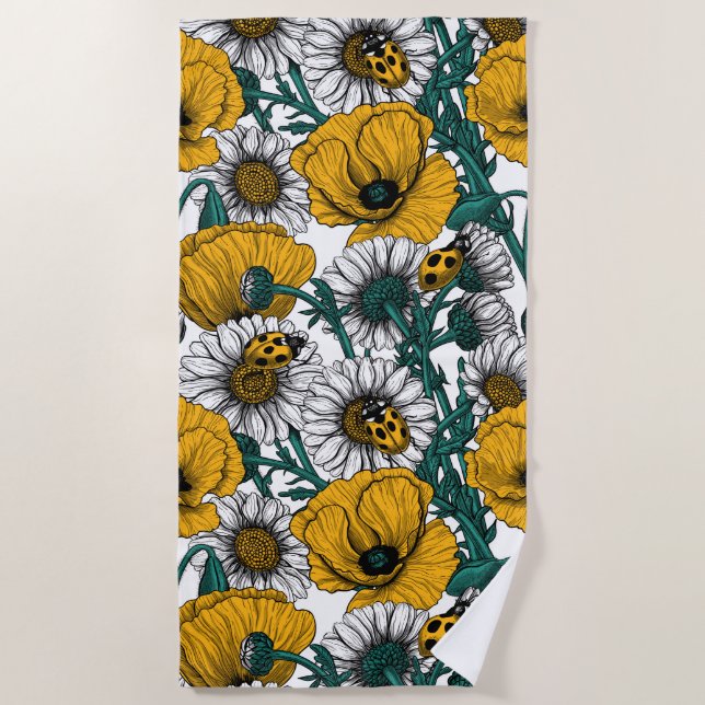 The meadow in yellow beach towel (Front)