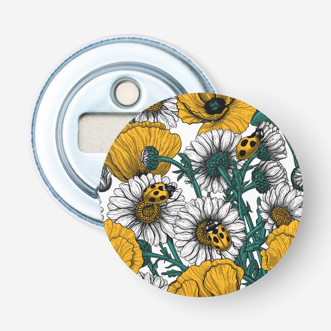 The meadow in yellow bottle opener (Front)