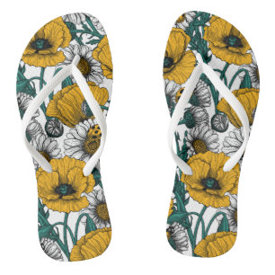 The meadow in yellow flip flops