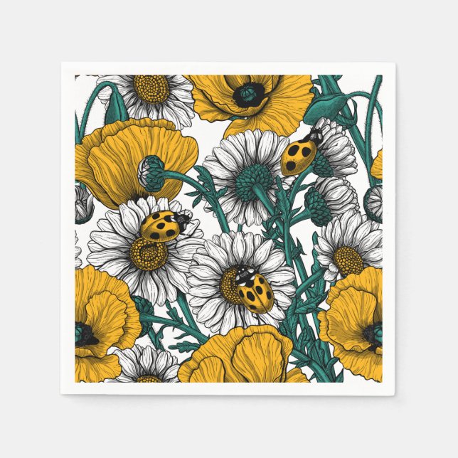 The meadow in yellow napkins (Front)