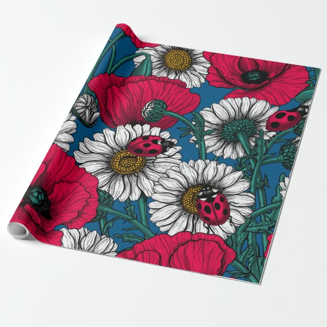 The meadow wrapping paper (Unrolled)