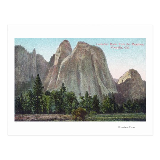 The Meadows View of Cathedral Rocks Postcard