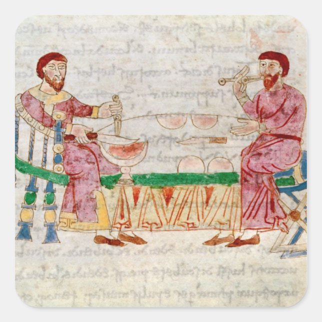 The Meal, from 'De Universo' Square Sticker (Front)