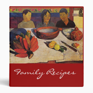 'The Meal' - Paul Gauguin Recipe Binder