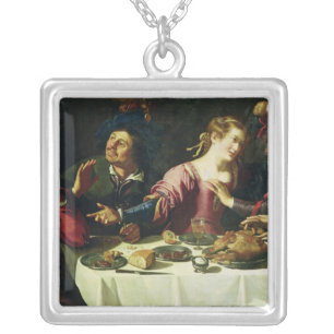 The Meal Silver Plated Necklace