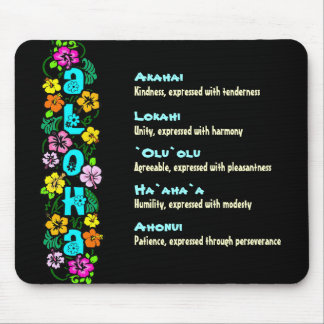 The Meaning of Aloha Mouse Pad
