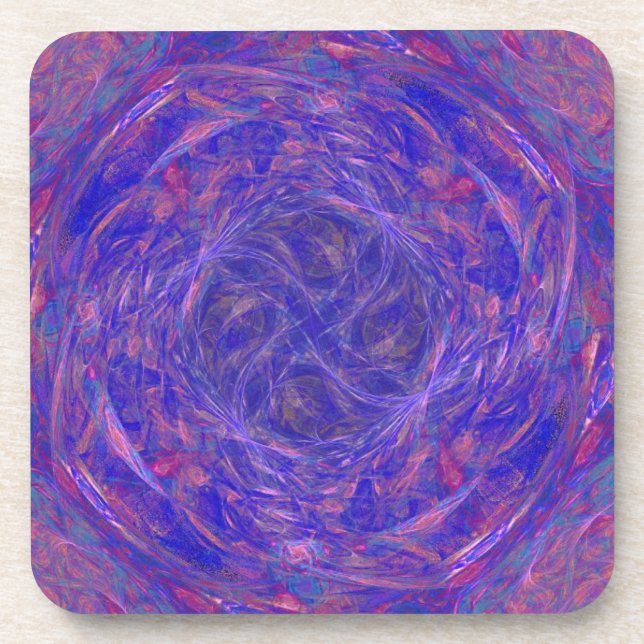 The Meaning of Purple Beverage Coaster (Front)