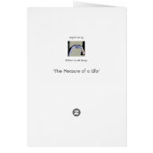 The Measure of a Life Cards (Back)