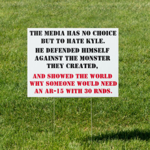 THE MEDIA HAS NO CHOICE SIGN