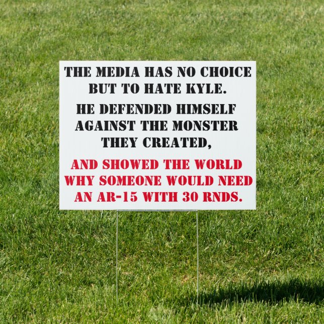 THE MEDIA HAS NO CHOICE SIGN (Insitu)