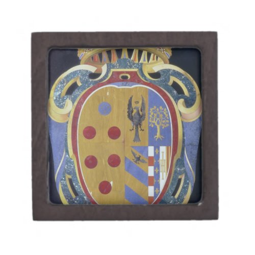 The Medici_Lorena Coat of Arms c1638 pietra dur Gift Box