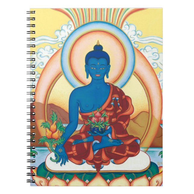 The Medicine Buddha - Master of Healing Notebook (Front)