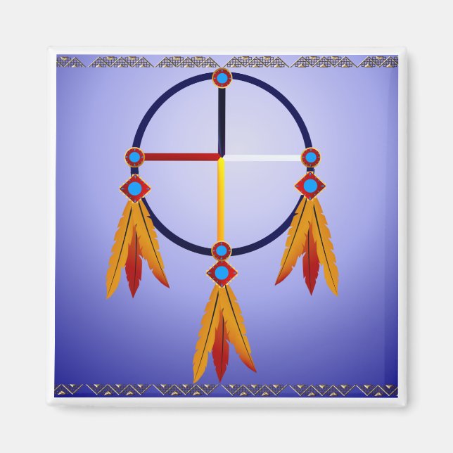 The Medicine Wheel Magnet (Front)