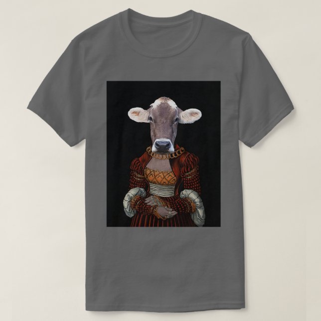 The Medieval Cow T-Shirt (Design Front)