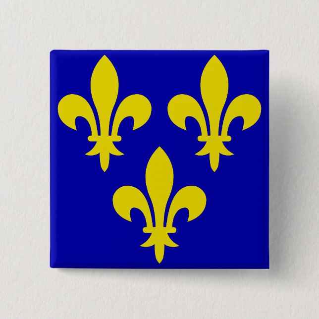 The Medieval Flag of France Button (Front)